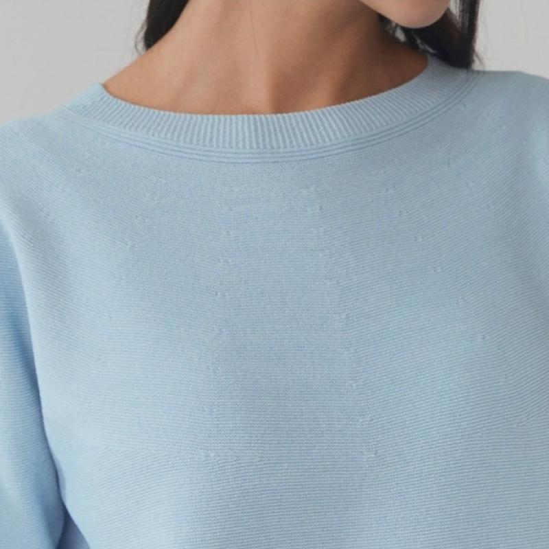 2nd Skin Comfortable Air Knit 7 Sleeve Top Adwst2200