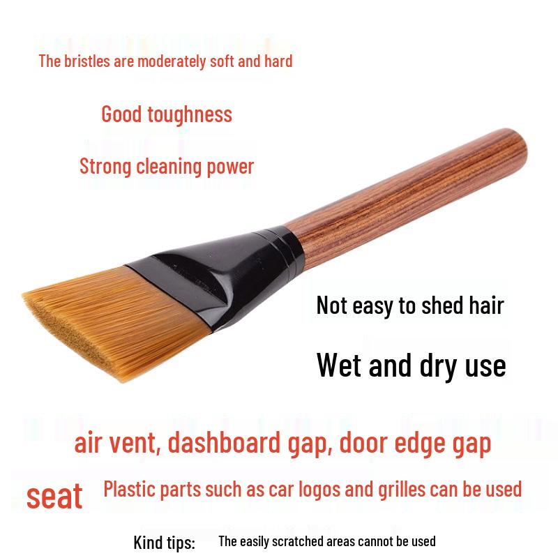 Multifunctional Car Wash & Interior Cleaning Brush Set for Air Outlets and Leather Seats