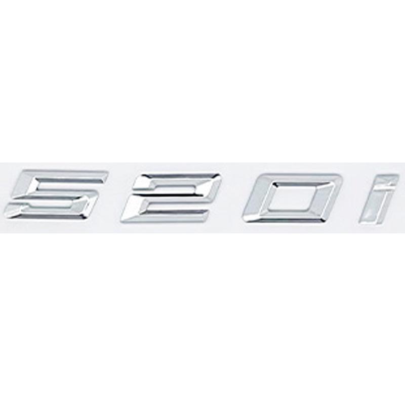 Car 3D ABS Trunk Letters Logo Badge Emblem Decal Sticker For BMW 5 series 520i 525i 528i 530i 535i 540i E39 E60 E61 F10 F11 G30