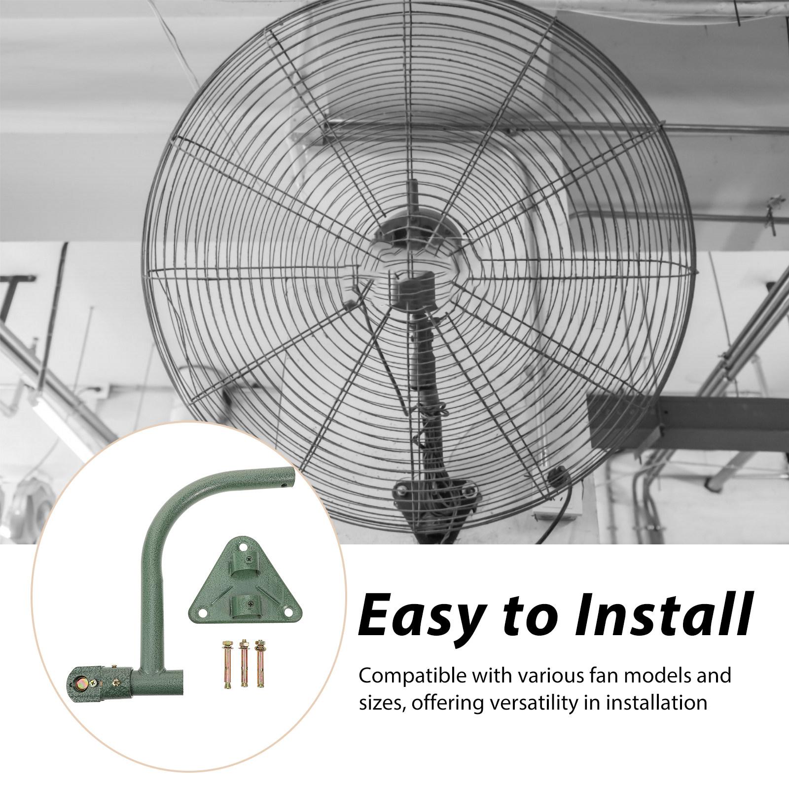 

Wall Fan Installation Bracket Mount Mounting for Electric Universal Brackets Mounted Heavy Duty Fans Universal Mounted Holder 35X33X3.5CM