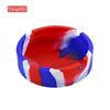 Round Soft Silicone Camouflage Ashtray with Logo - Multi-color Smoking Accessory Holder