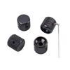 4Pcs 6MM Metal Dome Tone Guitar Volume Tone Knobs Potentiometer Control Knobs