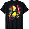 Abstract Graffiti Art Mona Lisa Back Printed T-Shirt(3)