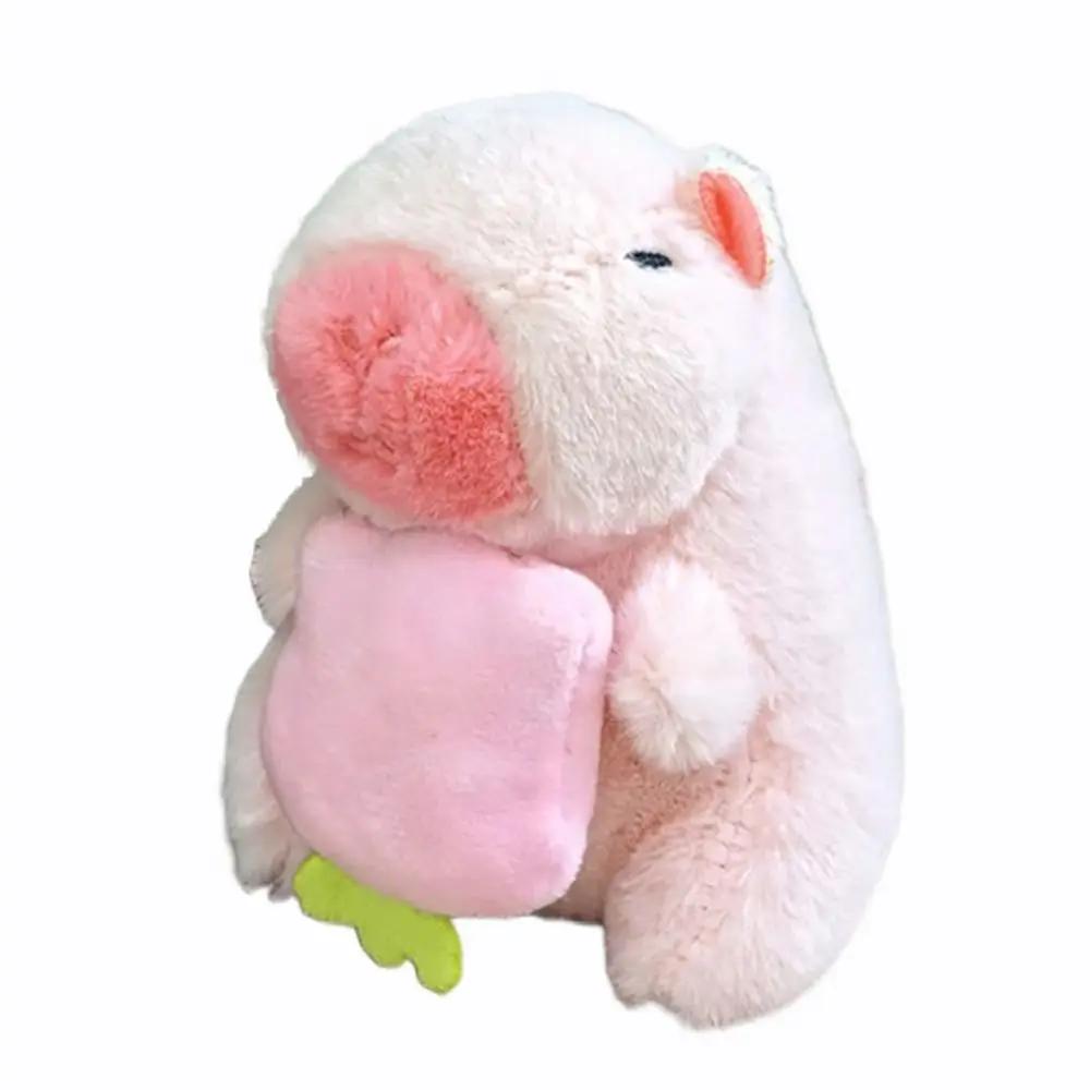 Toy Cartoon Capybara Simulation Capybara Pendant Multicolor Plush Capybara Keychain Accessories Stuffed Animals
