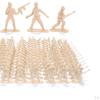 100 Stück Kunststoff 4,5 cm Soldaten Männer Actionfiguren Zubehör Modellspielzeug Kinder