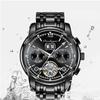 POEDAGAR Business Watch Men Luxury Fashion Stainless Steel Sport Watches Masculino