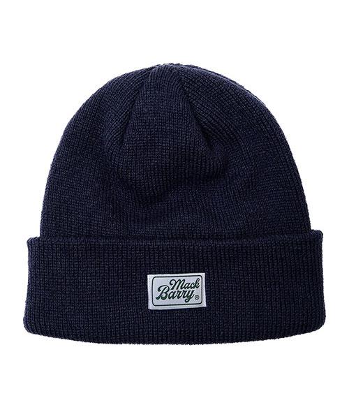 Maegbeli Classic Label Long Beanie Navy
