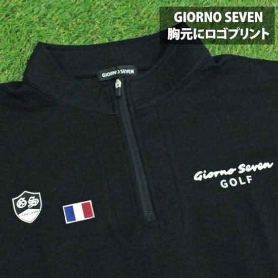 TopIsmGiorno SevenGolf WearMensHalf ZipMock NeckHigh NeckTopsLong SleevePolo ShirtSpringSummerAutumnWinter