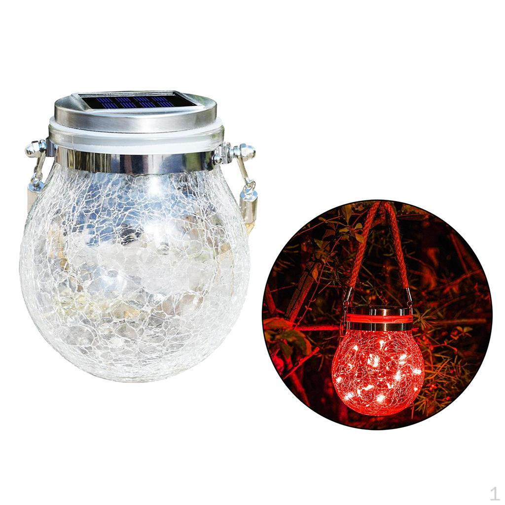 

Hanging Lights Great Outdoor Décor for Lawn patio and garden Yard Red