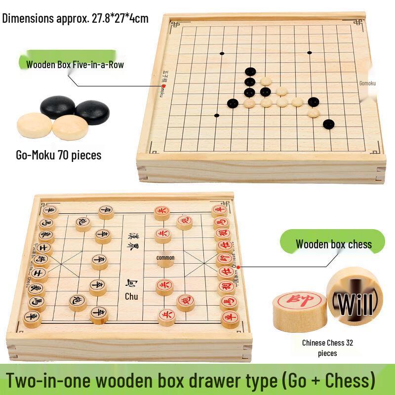Jingxin Multi-Game Chess Board Set