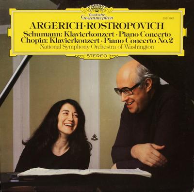 LP Record MARTHA ARGERICH  MSTISLAV ROSTROPO  Klavierkonzert  Piano Concerto  K 2531042 Deutsche Grammo 1979 Germany Classical Used