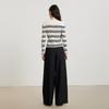 Ge Jin Women's Striped Long Sleeve Knit Sweater