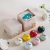Handmade Ceramic Solid Perfume Gift Box: Long-Lasting Fragrance in Ancient Style for Girlfriend