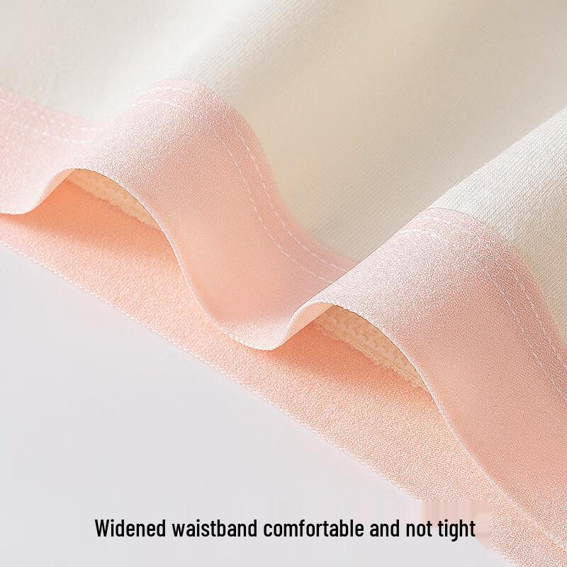 Yimian Women's 7A Antibacterial Pure Cotton Seamless Briefs 3-Pack