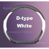 Leather Car Steering Wheel Cover for Ford Fiesta MK6 MK7 ST 2002-2024 Focus Auto Steering Wheel Cover Ford Fiesta Accessories