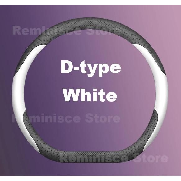 Leather Car Steering Wheel Cover for Ford Fiesta MK6 MK7 ST 2002-2024 Focus Auto Steering Wheel Cover Ford Fiesta Accessories