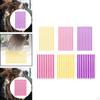 10 Pieces Perm Bar Hair Curler, Flexible Short Silicone Spiral Rod, Roller for