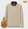 Dongyu Men's Two-in-One Long-Sleeved Knit Sweater: Autumn/Winter Casual Shirt with Collar