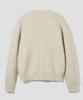AGOD Hairy Ribbed Knit Cardigan [Oatmeal]