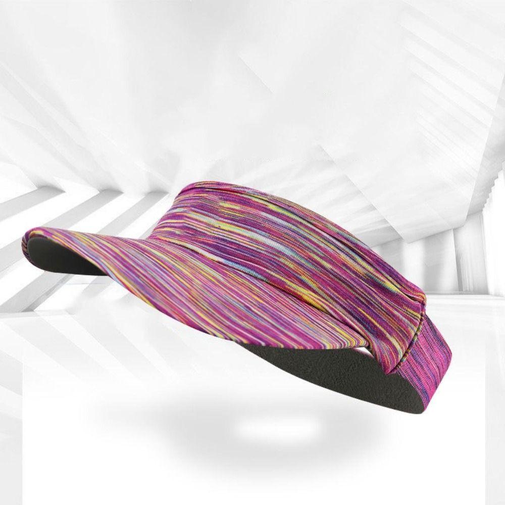 Breathable Empty Top Hat Sweat Absorbent Sports Hat Outdoor Sports Topless Visor Cap  Women Men