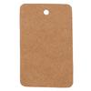 3x5cm Kraft Paper Clothing Hang Tag with Round Corners for Decorative Packaging