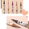 1 stücke Liegen Seidenraupe Eyeliner Stift Tee Braun Flüssigkeit Lidschatten Bleistift Glatt Schnell trocknend Kosmetik Kühe Augen Make-Up schönheit Werkzeuge