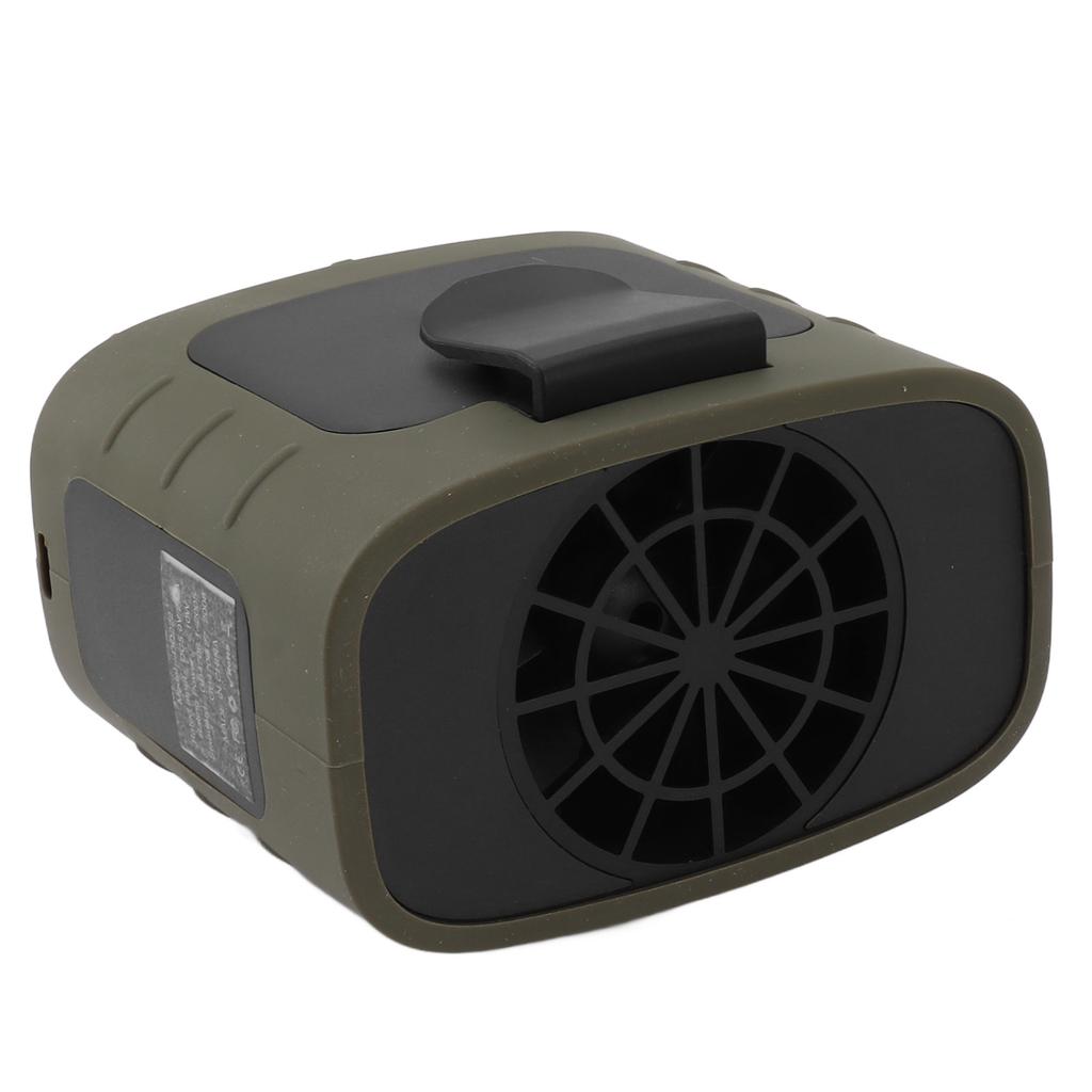 Portable Waist Clip Fan 3 Speeds Adjustable Low Noise Power Bank Hanging Neck Fan with LED Light