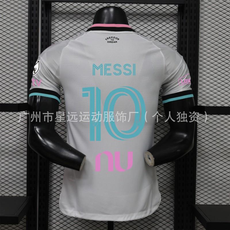 Miami International 2026-27 Home Away White Soccer Jersey No.10 Messi Fan Version Short Sleeve Football Shirt Men Women
