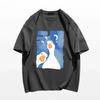 Men Owersized T-Shirt Funny Two Confused Ducks Print Summer Fashion T Shirt Hip Hop Unisex High Quality  Short Sleeve Tee