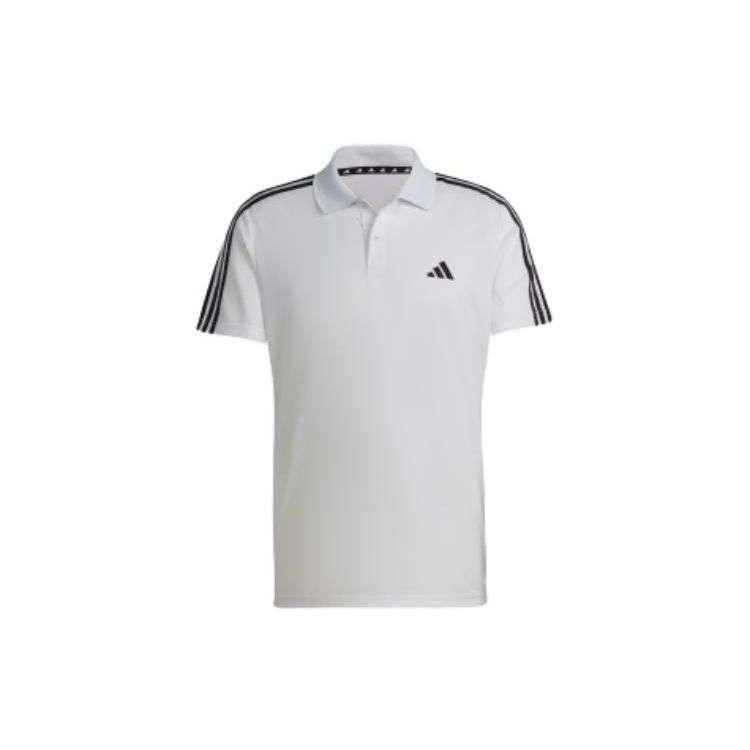 

Adidas Поло тренировочное с полосатым принтом Мужские топы Белый IB8109 XL
