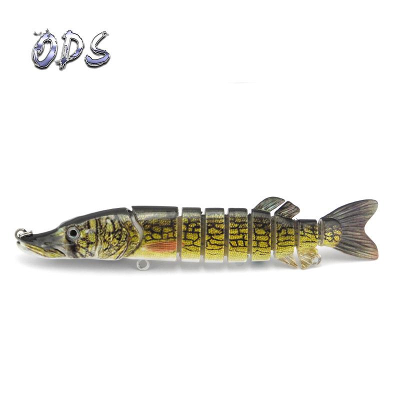 Simulation Seawater Luya Bait Nine Pike Luya Bait Hard Bait Bait 150Mm/26G Crocodile