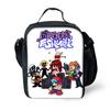 Classic Popular Novelty Funny Friday Night Funkin 3D Printed Picnic Bag Lunch Box Lunch Tote Bag School Food Bags