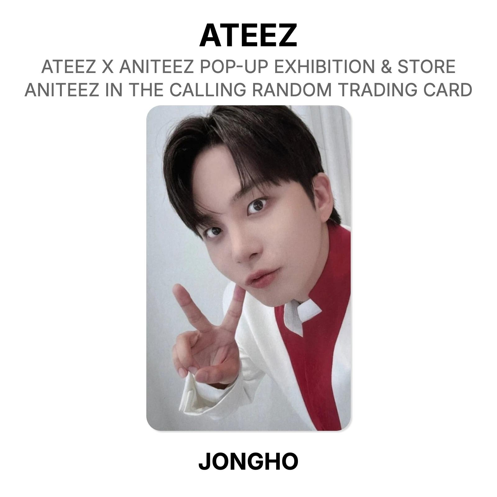 ATEEZ X ANITEEZ POP-UP EXHIBITION & STORE ANITEEZ IN THE CALLING RANDOM TRADING CARD Official Photocard JONGHO 03