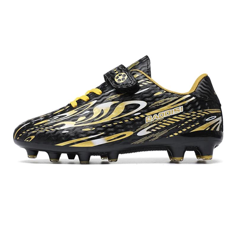 Kids Soccer Shoes for Professional Indoor Men Football Field Boots Original Football Shoes TF/AG Society Cleats' Grass Training Rapid