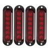 4Pcs Truck Side Lights High Brightness 90LM IP65 Waterproof 6 LEDs Truck Emergency Flash Light 12‑24V