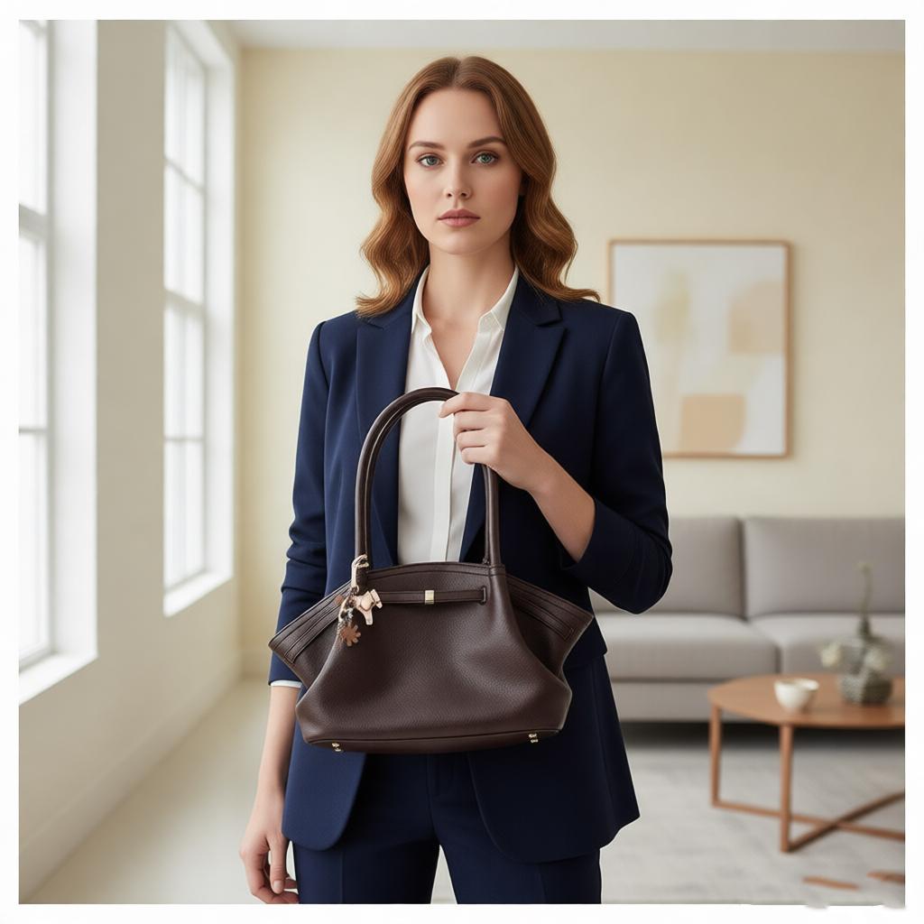 Luxury Lychee Pattern Underarm Shoulder Bags PU Leather Solid Color Women's Handbags Large Capacity Tote Bag Travel