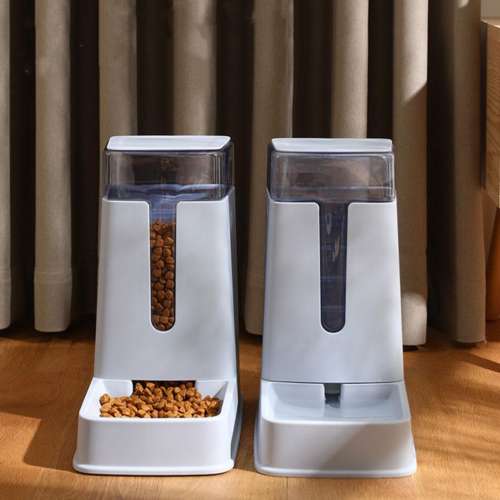 Automatischer Futterautomat für Haustiere (Katze/Hund) - Sicher, Große Kapazität, Einfache Bedienung, Haustierbedarf Spender