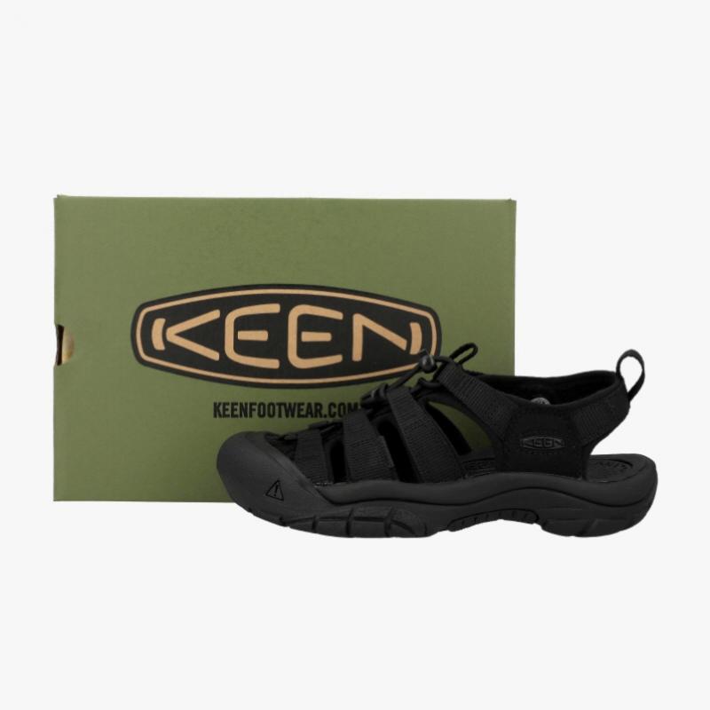Keen Newport H2 Triple Black Sandal 1025028