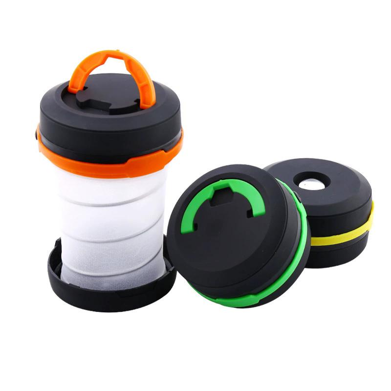 Telescopic Foldable Led Camping Light Portable Tent Light Night Light Emergency Light Lantern Use Aa Battery Not Included
