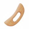 Lazy People Moon Shape Wooden Guasha Board Lymphatic Massager for Full Body Relaxation Neck Muscle Release Natural Beechwood