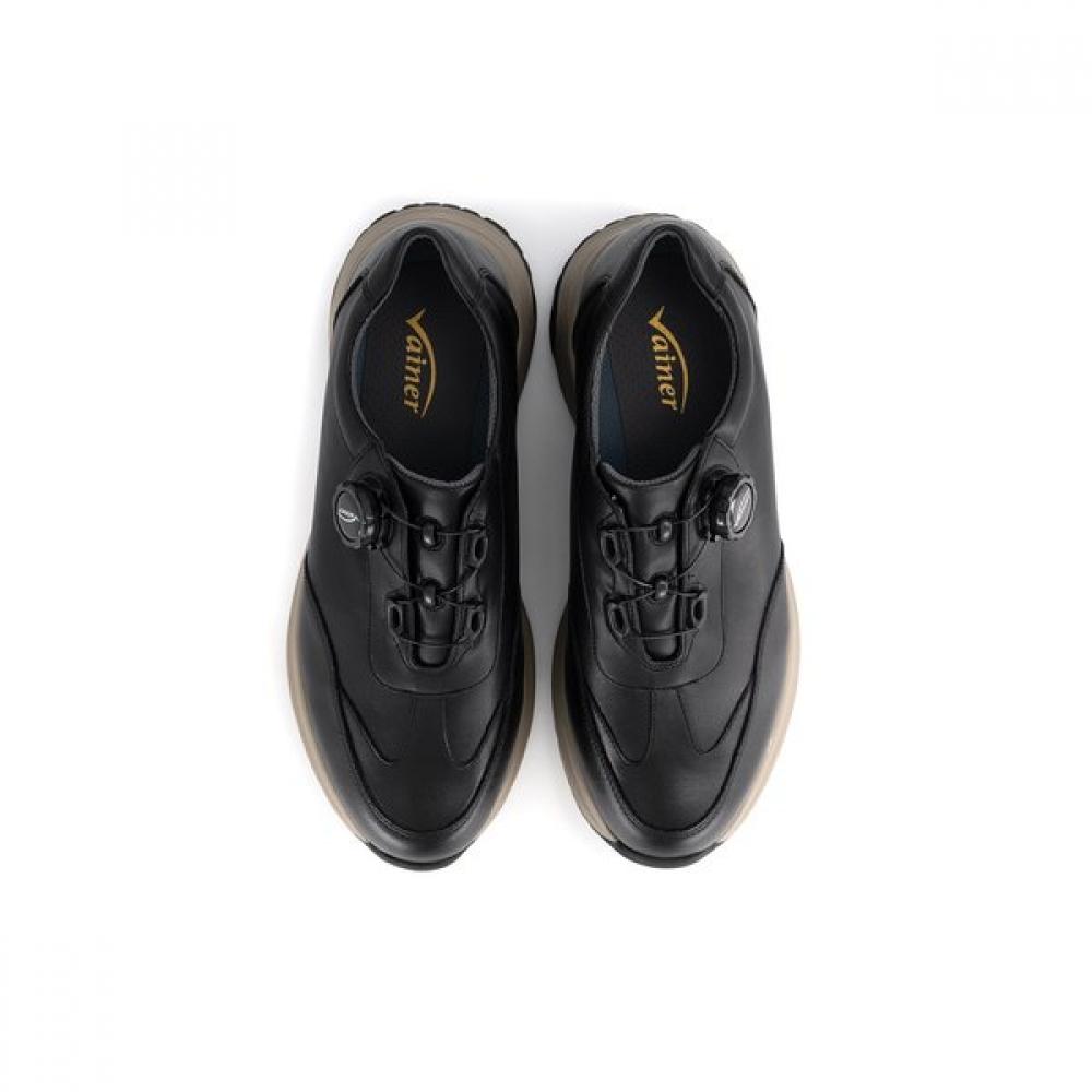 Vainer Men S Comfort Dial Button SneakerS Black 1g590v1ba