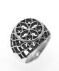 Vivus Ventana Sealing Antique Silver Ring