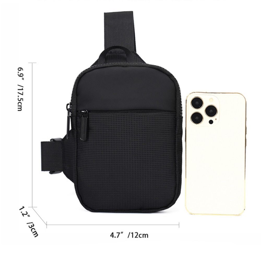 Erkek Göğüs Çantası Moda Küçük Kanvas Omuz Çapraz Çantalar Erkek Mini Kumaş Askılı Spor Çapraz Telefon Erkek Çantası