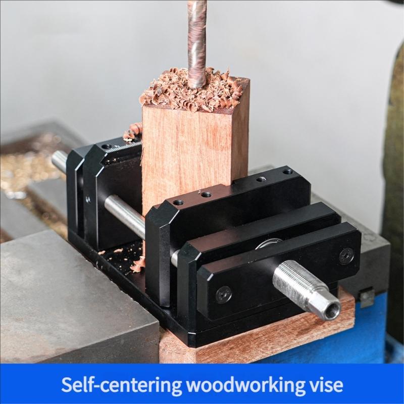 Anodized Aluminum Alloy Selves Centering Clamping Tool Ideal For Wood Drilling And Crafting Applications