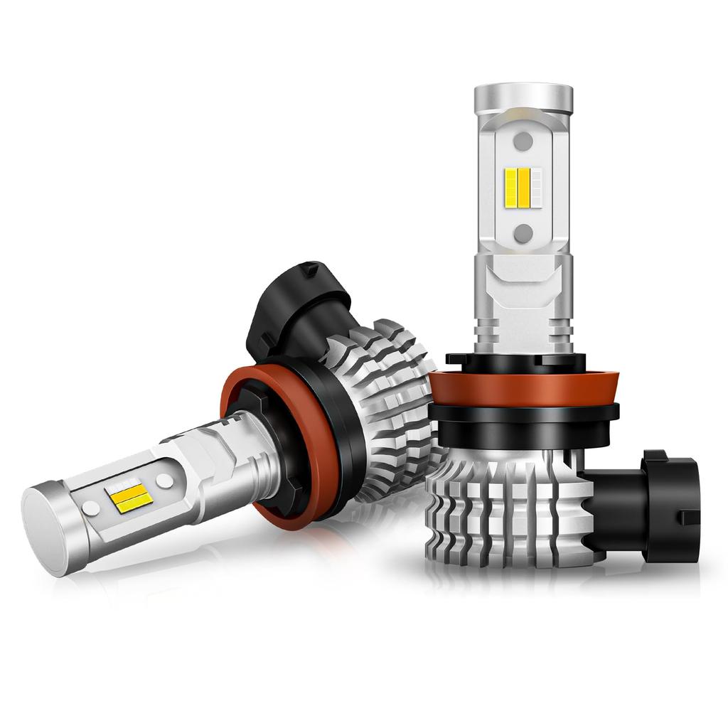 Super Bright LED Fog SILIVN H8 LED Fog H11 LED Fog Super Waterproof and H16 LED Fog Adjustable Vehicle Inspection Pack of 2 [2025 Lights] Lights,