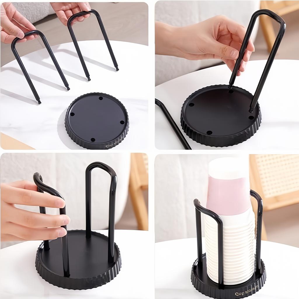 1 Stück, Multifunktionaler Einweg-Pappbecherhalter, Becherhalter zur Aufbewahrung von Kaffeebechern, Teetassen, Heim-Organizer und Aufbewahrung, Heimzubehör