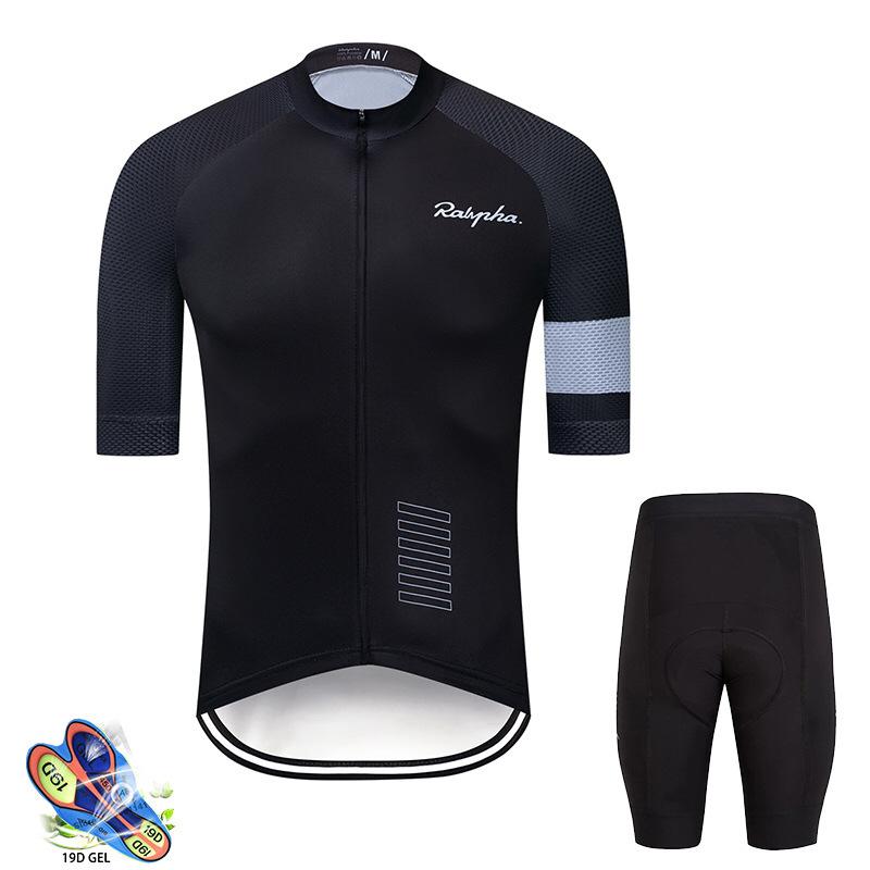 2026 Costume d'été de cyclisme Homme VTT Blanc Haut à manches courtes Vêtements de cyclisme de compétition sur route Costume de cyclisme