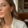 Round Titanium Hoop Earring Silver Earlobe Piercing Jewelry Punk Cartilage Circle Earring  Women