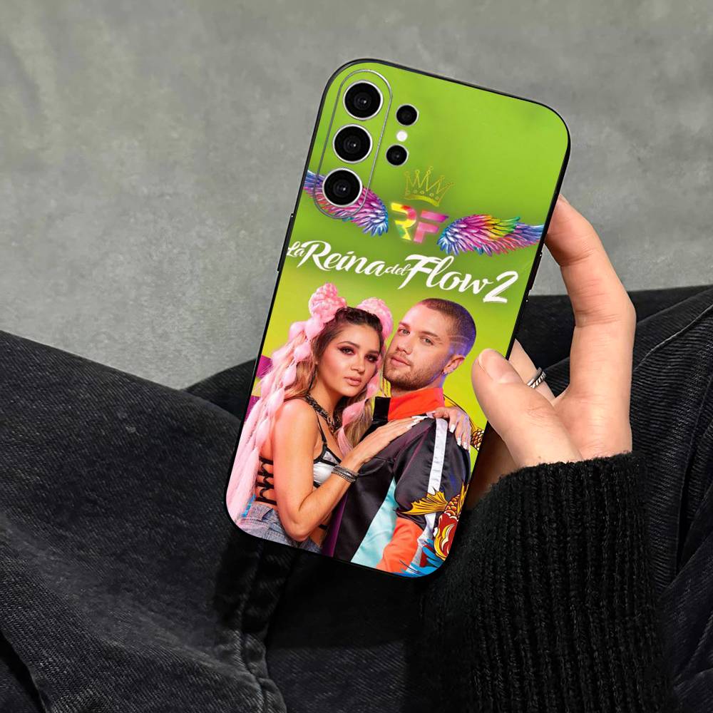 The Queen of Flow Phone Case For Samsung S25,S24,S21,S22,S23,S30,Ultra,S20,Plus,Fe,Note,10,9,5G Black Cover