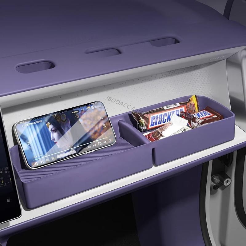 For Leapmotor B10 Lafa5 Passenger Seat Storage Box Car Stowing Tidying Expansion Organizer Tray Case Modification Accessories